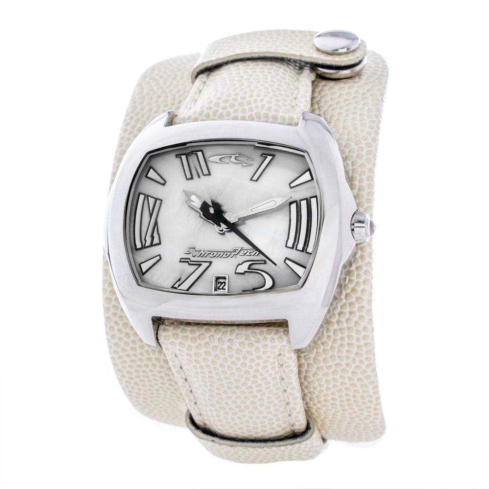 Chronotech Beige Leather Watch - ACCEXO