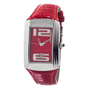 Chronotech Red Leather Watch - ACCEXO