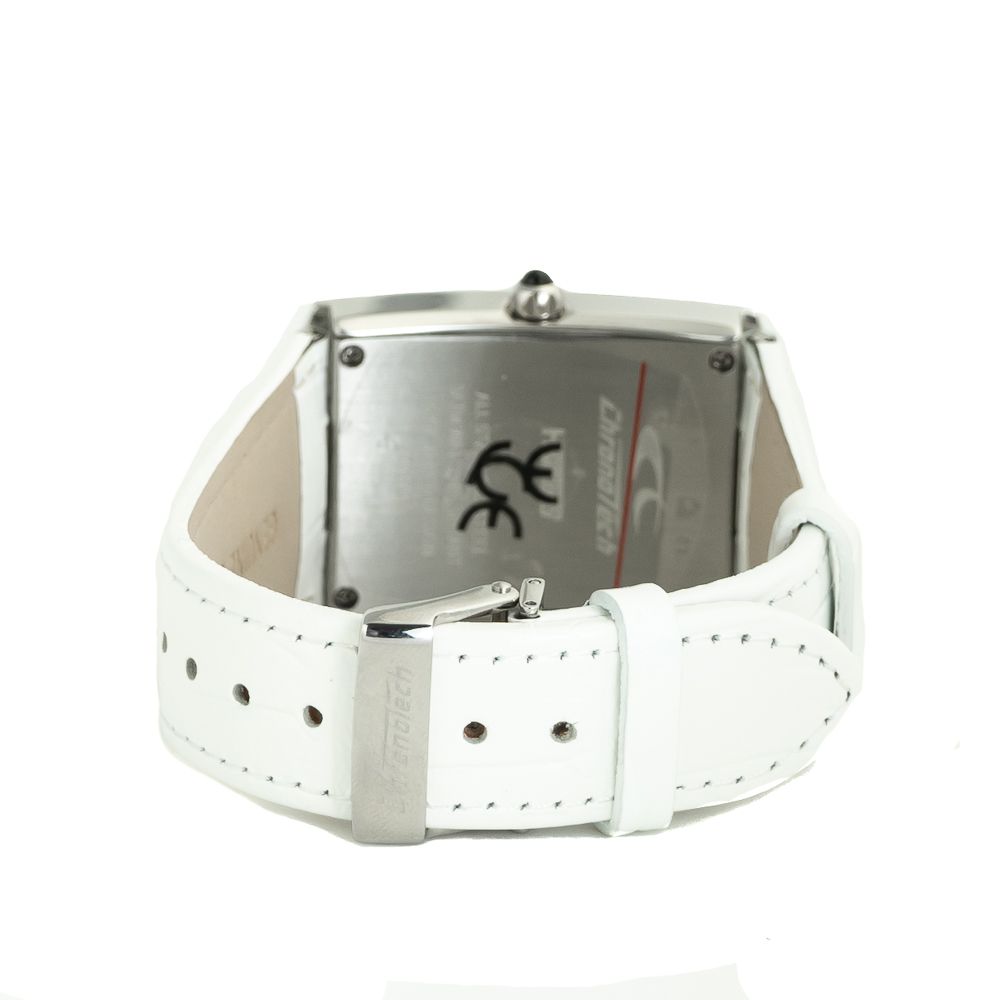 Chronotech White Leather Watch - ACCEXO