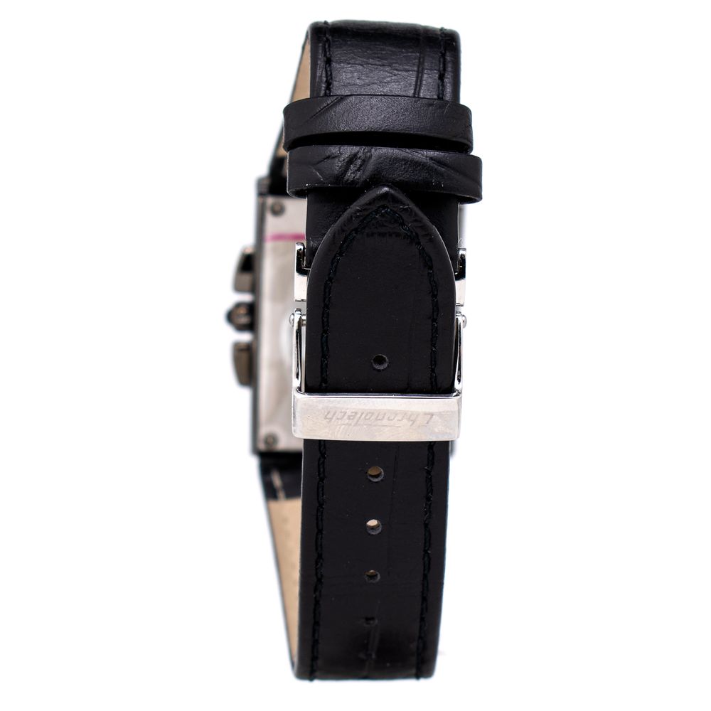 Chronotech Black Leather Watch - ACCEXO