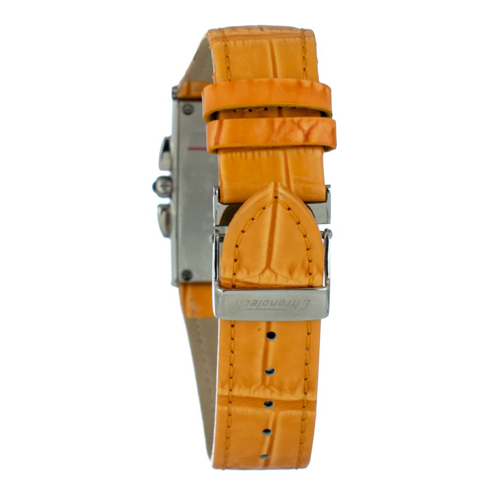 Chronotech Orange Leather Watch - ACCEXO