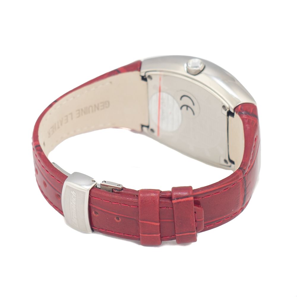 Chronotech Red Leather Watch - ACCEXO