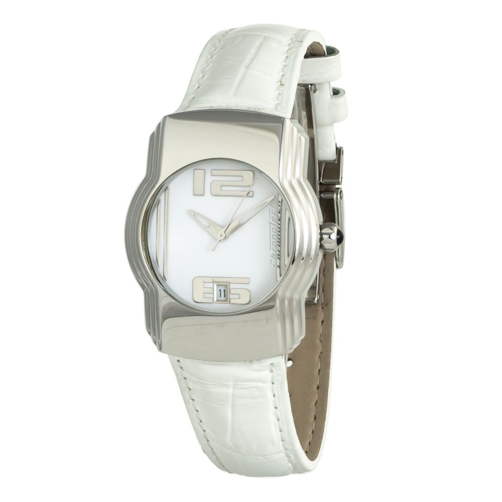 Chronotech White Leather Watch - ACCEXO