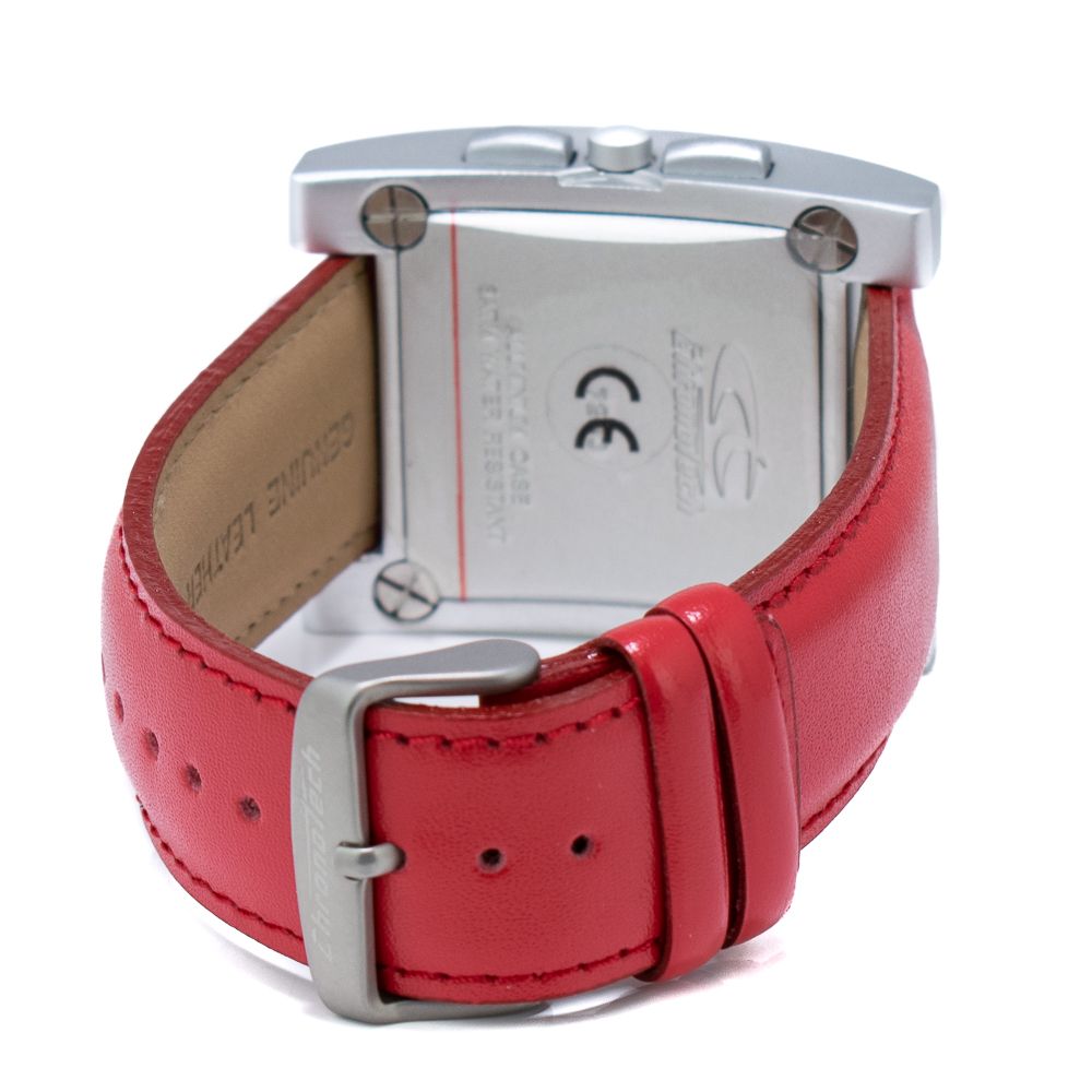 Chronotech Red Leather Watch - ACCEXO