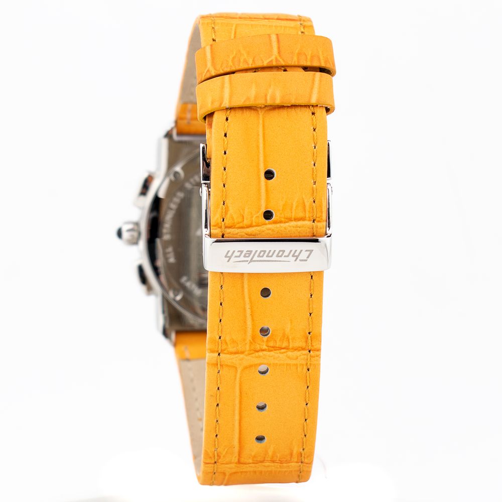 Chronotech Orange Leather Watch - ACCEXO
