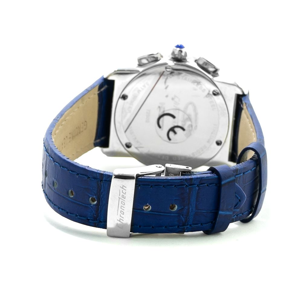 Chronotech Blue Leather Watch - ACCEXO