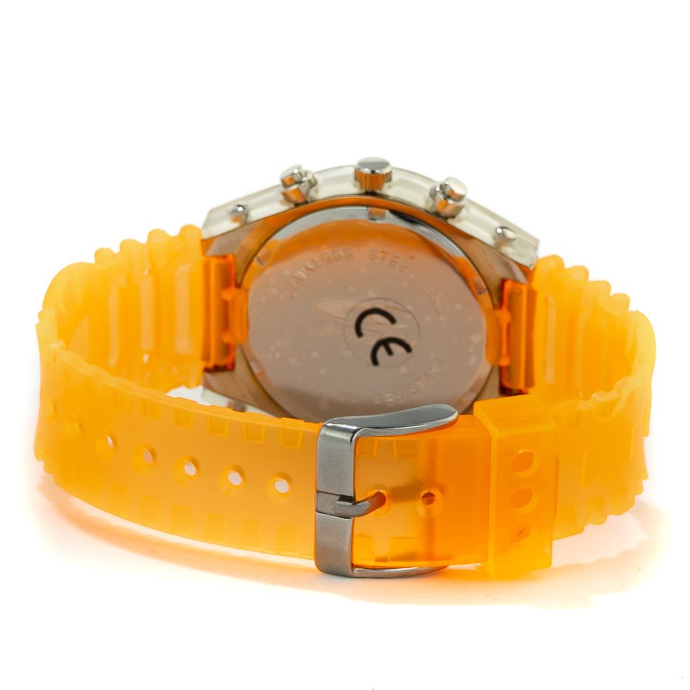 Chronotech Orange Rubber Watch - ACCEXO