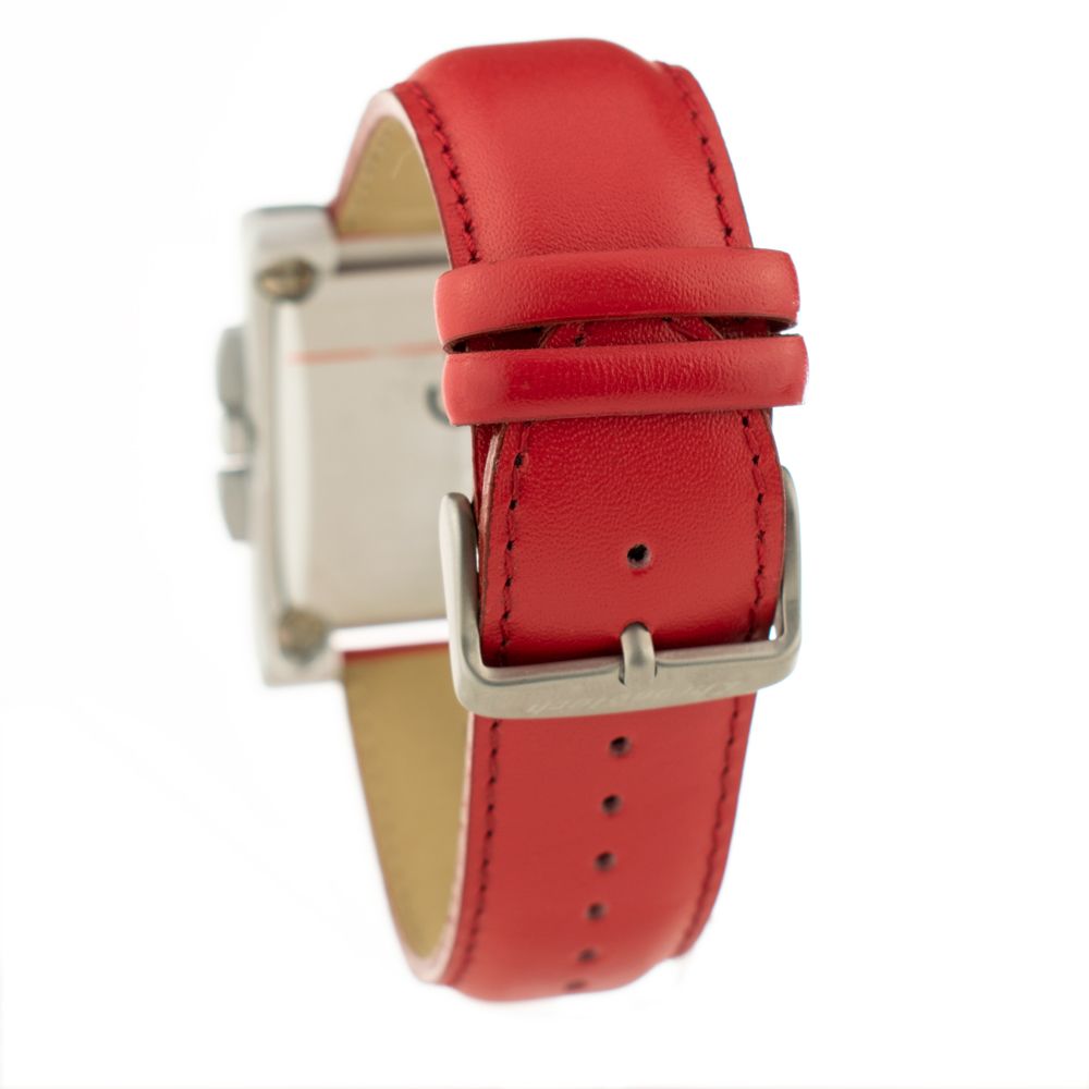 Chronotech Red Leather Watch - ACCEXO