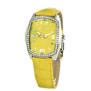 Chronotech Yellow Leather Watch - ACCEXO
