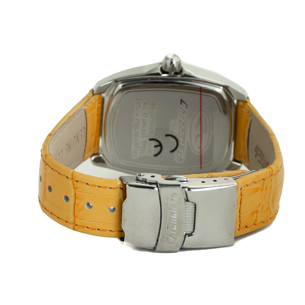 Chronotech Orange Leather Watch - ACCEXO