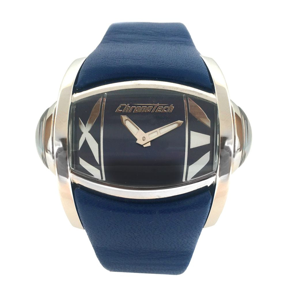 Chronotech Blue Leather Watch - ACCEXO