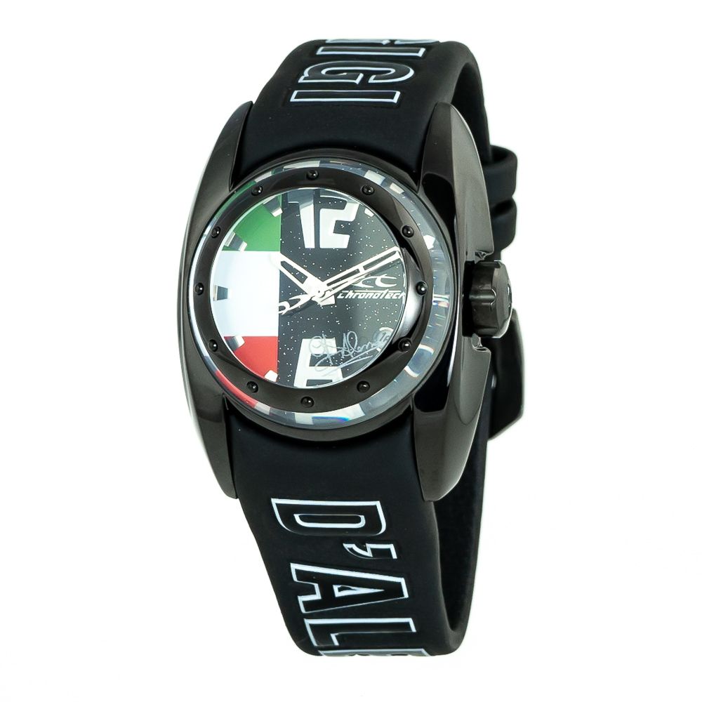 Chronotech Black Rubber Watch - ACCEXO