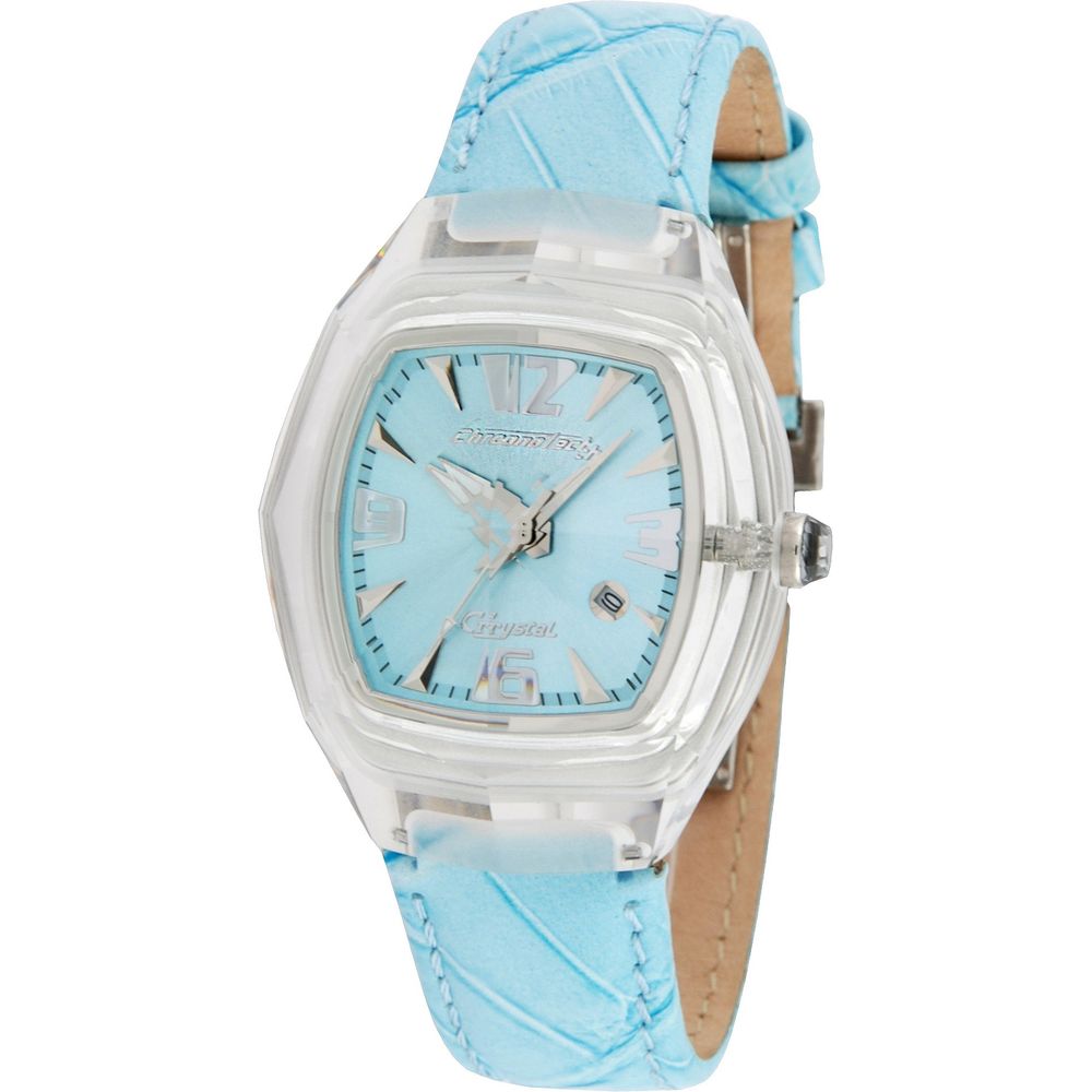 Chronotech Blue Leather Watch - ACCEXO