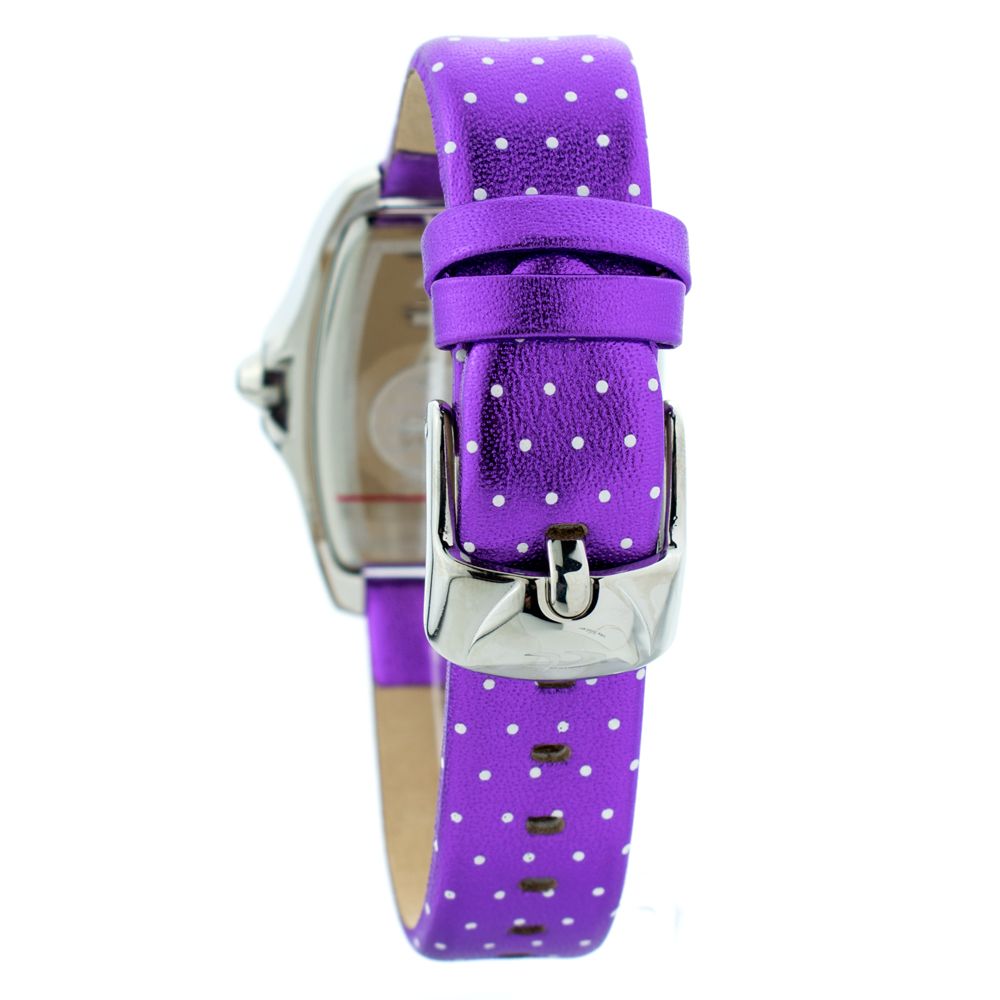 Chronotech Purple Leather Watch - ACCEXO