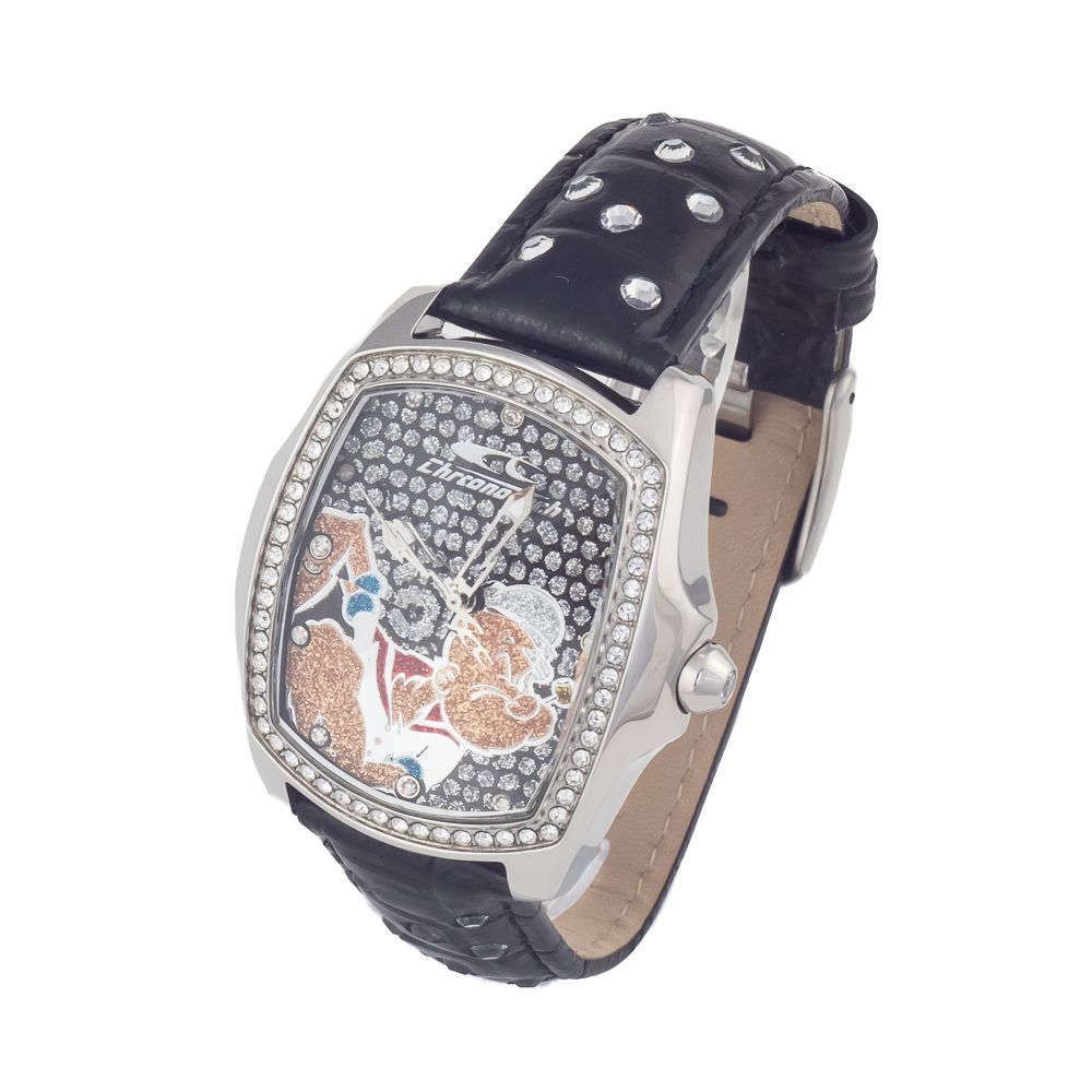 Chronotech Black Leather Watch - ACCEXO