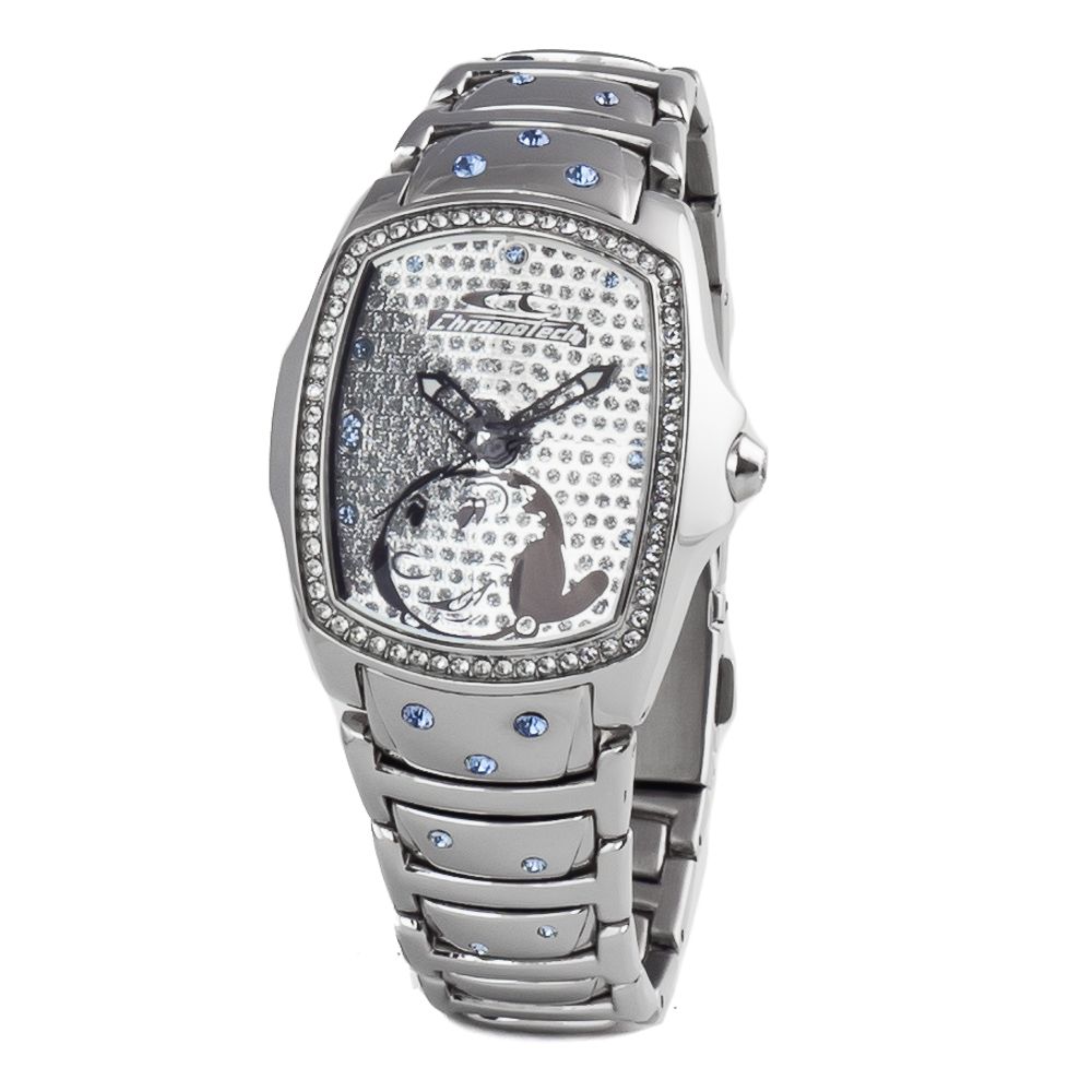 Chronotech Silver Steel Watch - ACCEXO