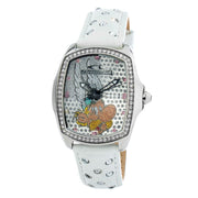 Chronotech White Leather Watch - ACCEXO