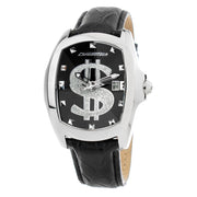 Chronotech Black Leather Watch - ACCEXO