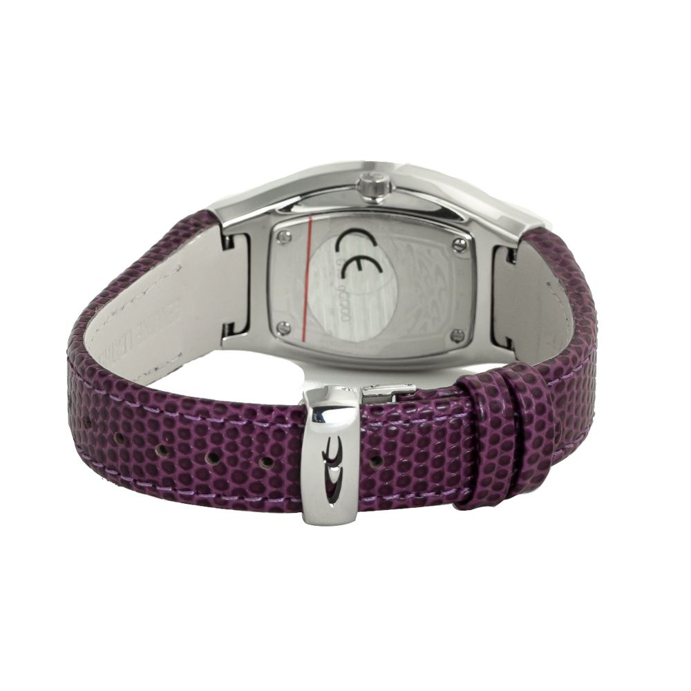 Chronotech Purple Leather Watch - ACCEXO