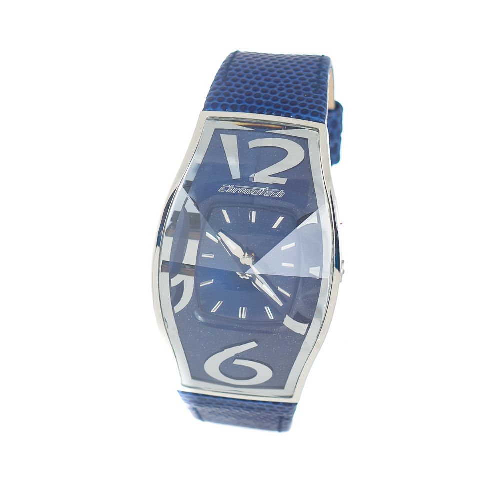 Chronotech Blue Leather Watch - ACCEXO