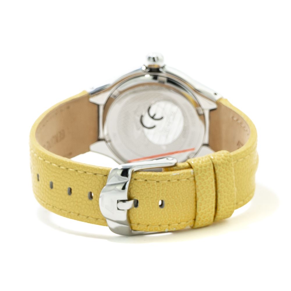Chronotech Yellow Leather Watch - ACCEXO