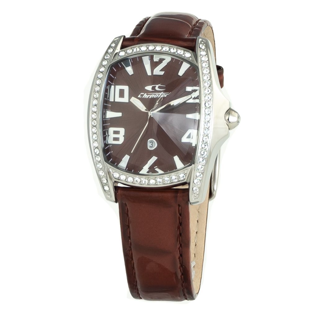 Chronotech Brown Leather Watch - ACCEXO