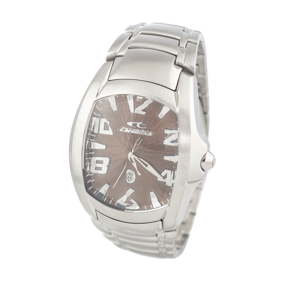 Chronotech Silver Steel Watch - ACCEXO