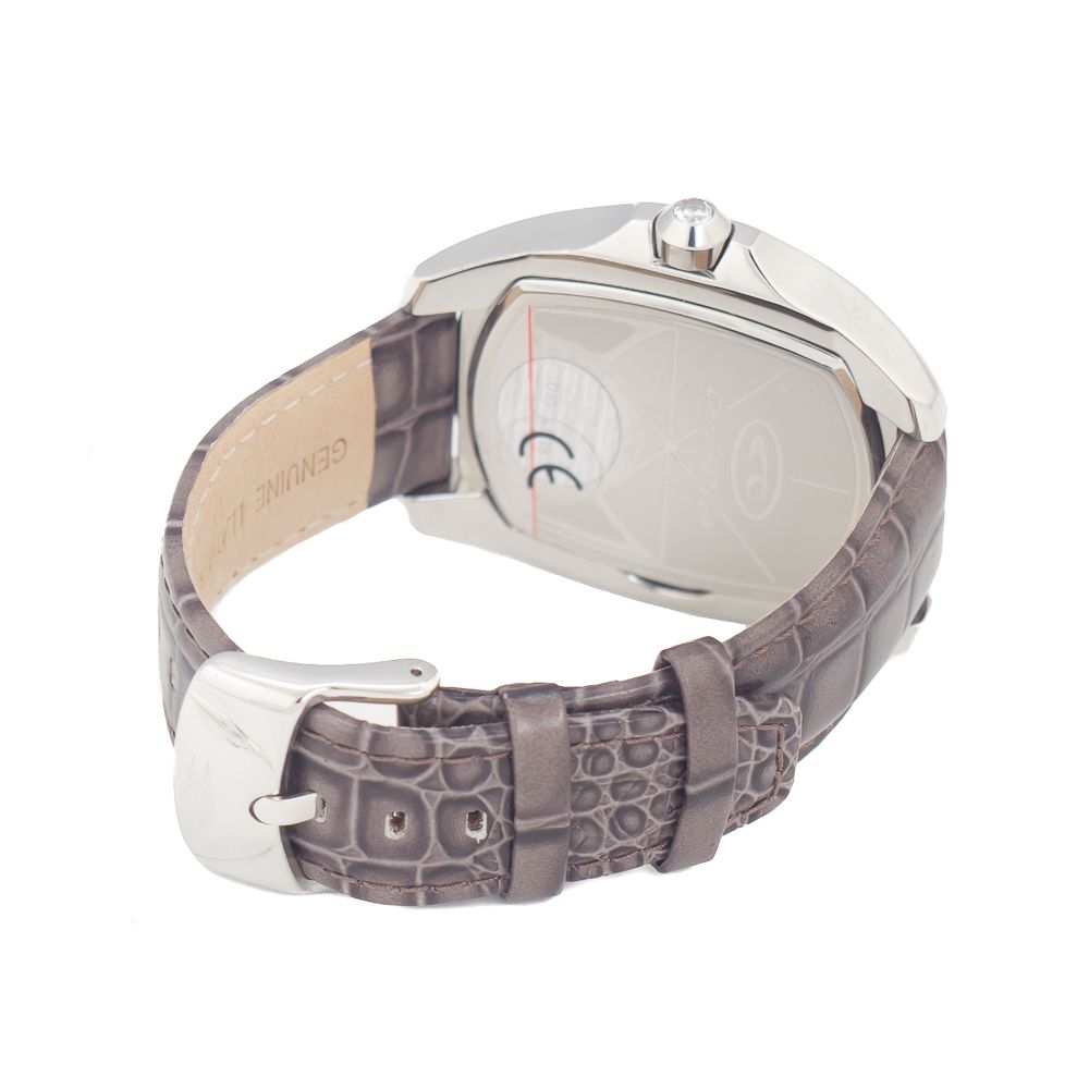 Chronotech Gray Leather Watch - ACCEXO