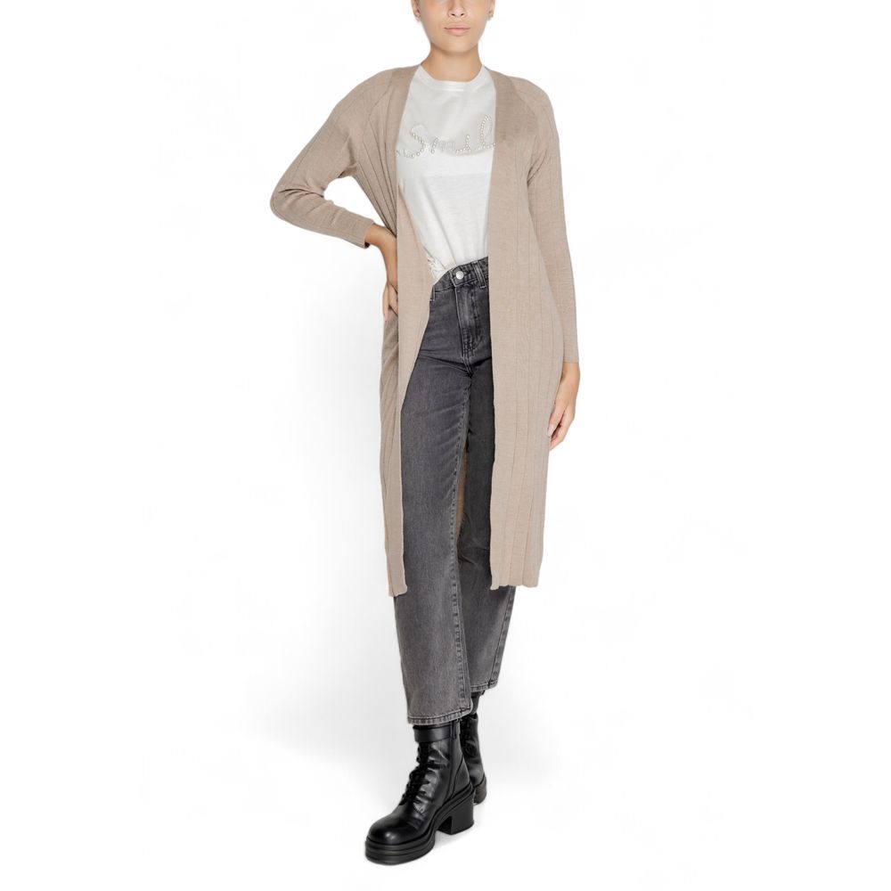 Only Beige Marabou Cardigan - ACCEXO