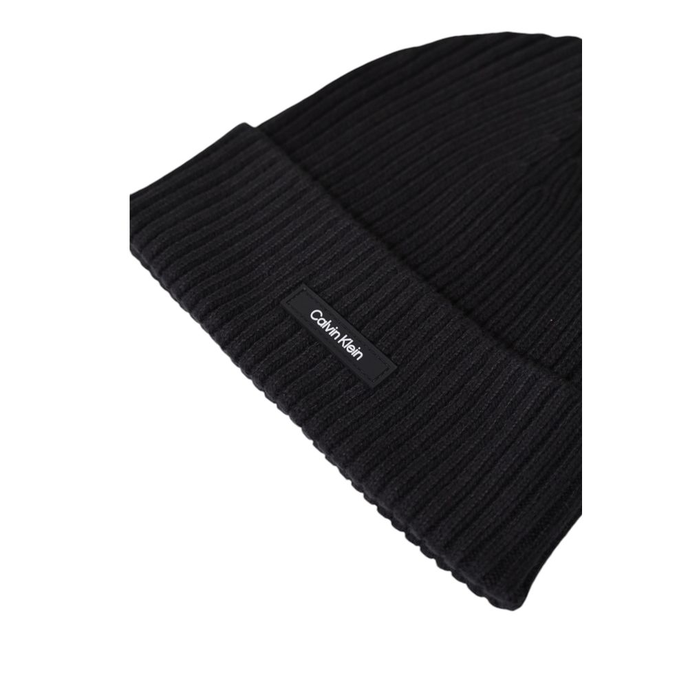 Calvin Klein Black Organic Cotton Hats & Cap - ACCEXO