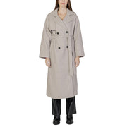 Only Beige Polyester Coat - ACCEXO