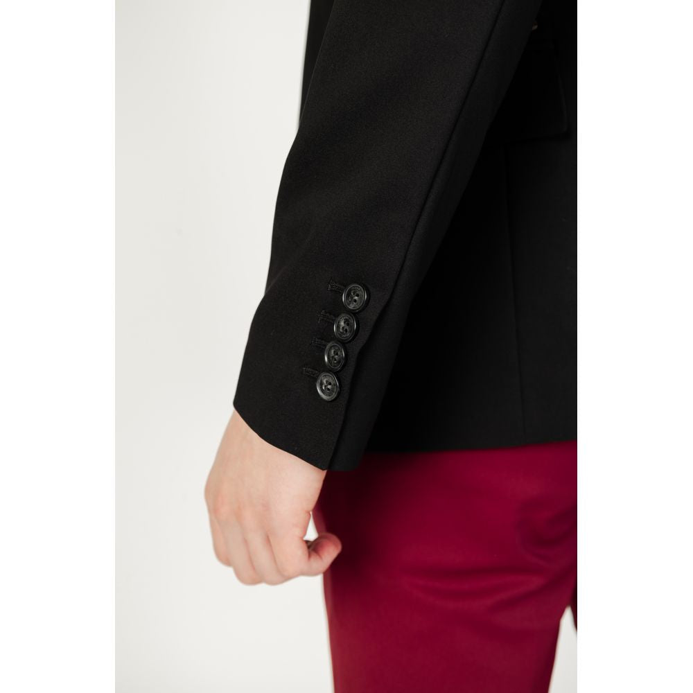 Gianni Lupo Black Cotton Blazer - ACCEXO
