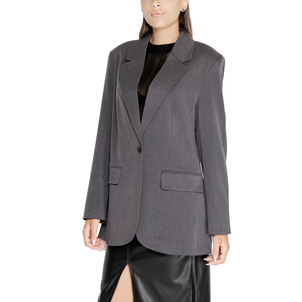 Only Gray Recycled Polyester Blazer - ACCEXO