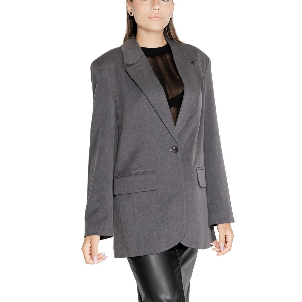 Only Gray Recycled Polyester Blazer - ACCEXO