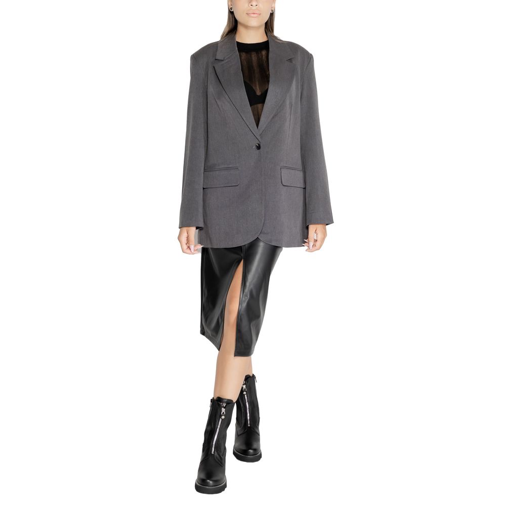 Only Gray Recycled Polyester Blazer - ACCEXO