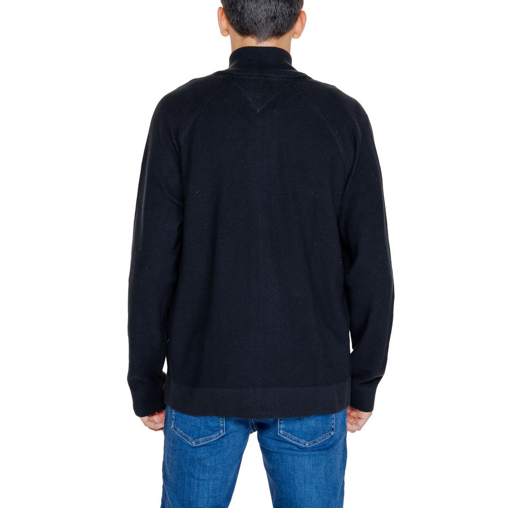 Tommy Hilfiger Jeans Black Cotton Cardigan - ACCEXO