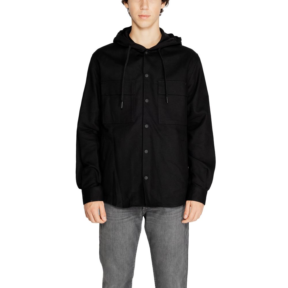 Antony Morato Black Cotton Shirt - ACCEXO