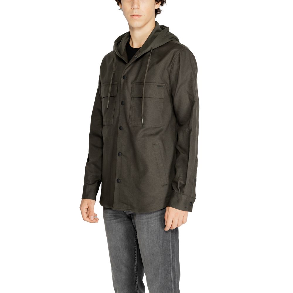 Antony Morato Green Cotton Shirt - ACCEXO