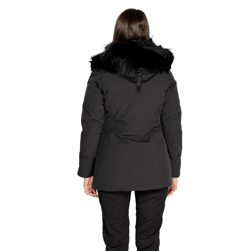 Blauer Black Polyester Parka - ACCEXO