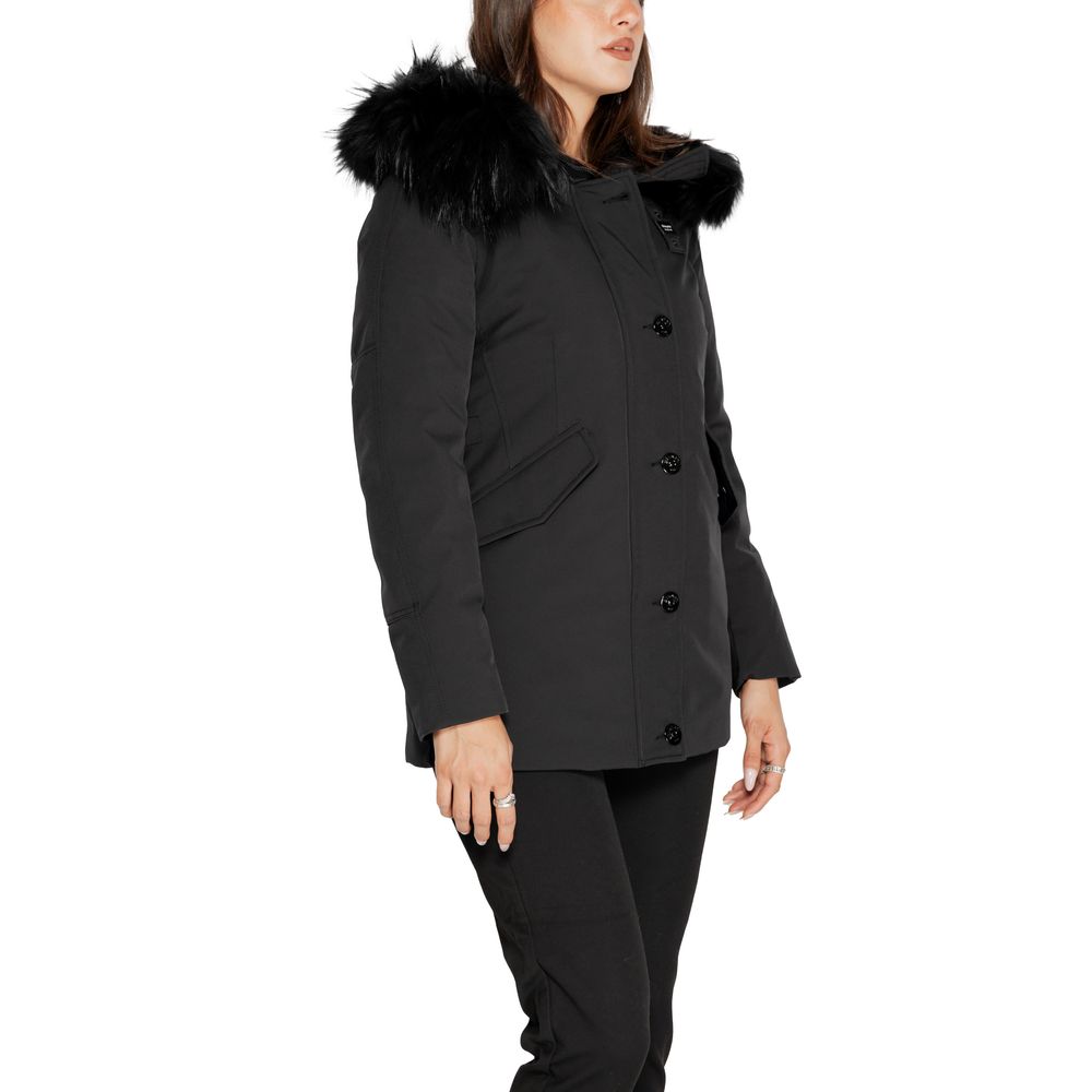 Blauer Black Polyester Parka - ACCEXO