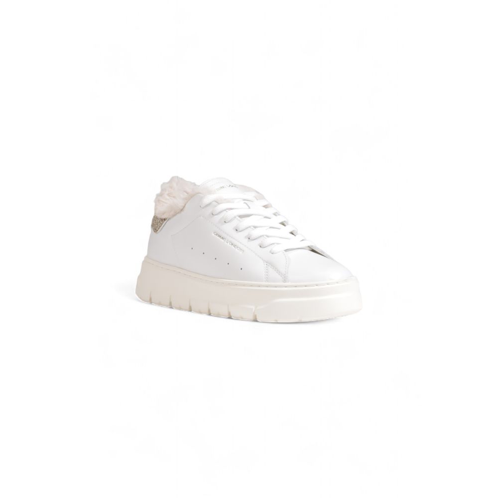 Crime London White Leather Sneaker - ACCEXO