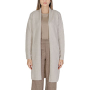 Morgan De Toi Beige Polyester Cardigan - ACCEXO