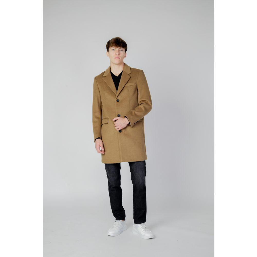 Antony Morato Beige Polyester Jacket - ACCEXO