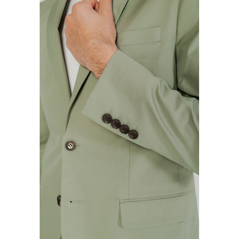 Antony Morato Green Cotton Suit - ACCEXO