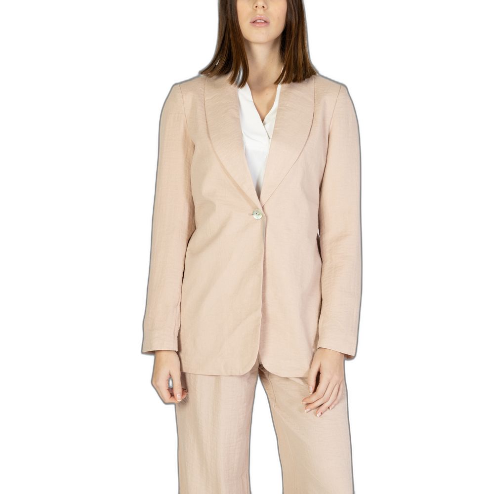 Vero Moda Pink Viscose Suits & Blazer - ACCEXO