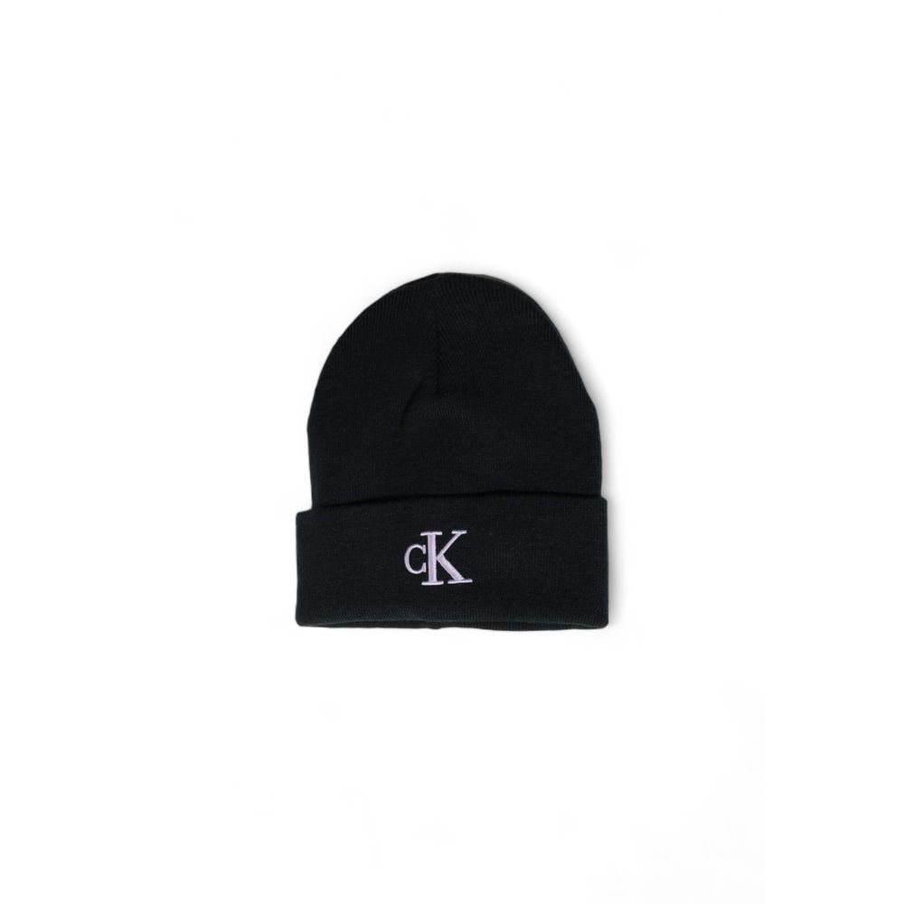 Calvin Klein Jeans Black Recycled Polyester Hat - ACCEXO