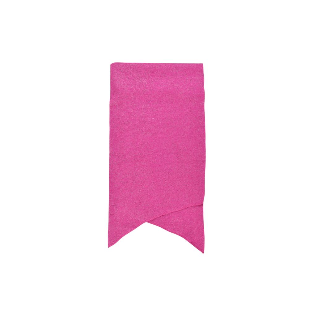 Pieces Pink Recycled Polyester Scarf - ACCEXO
