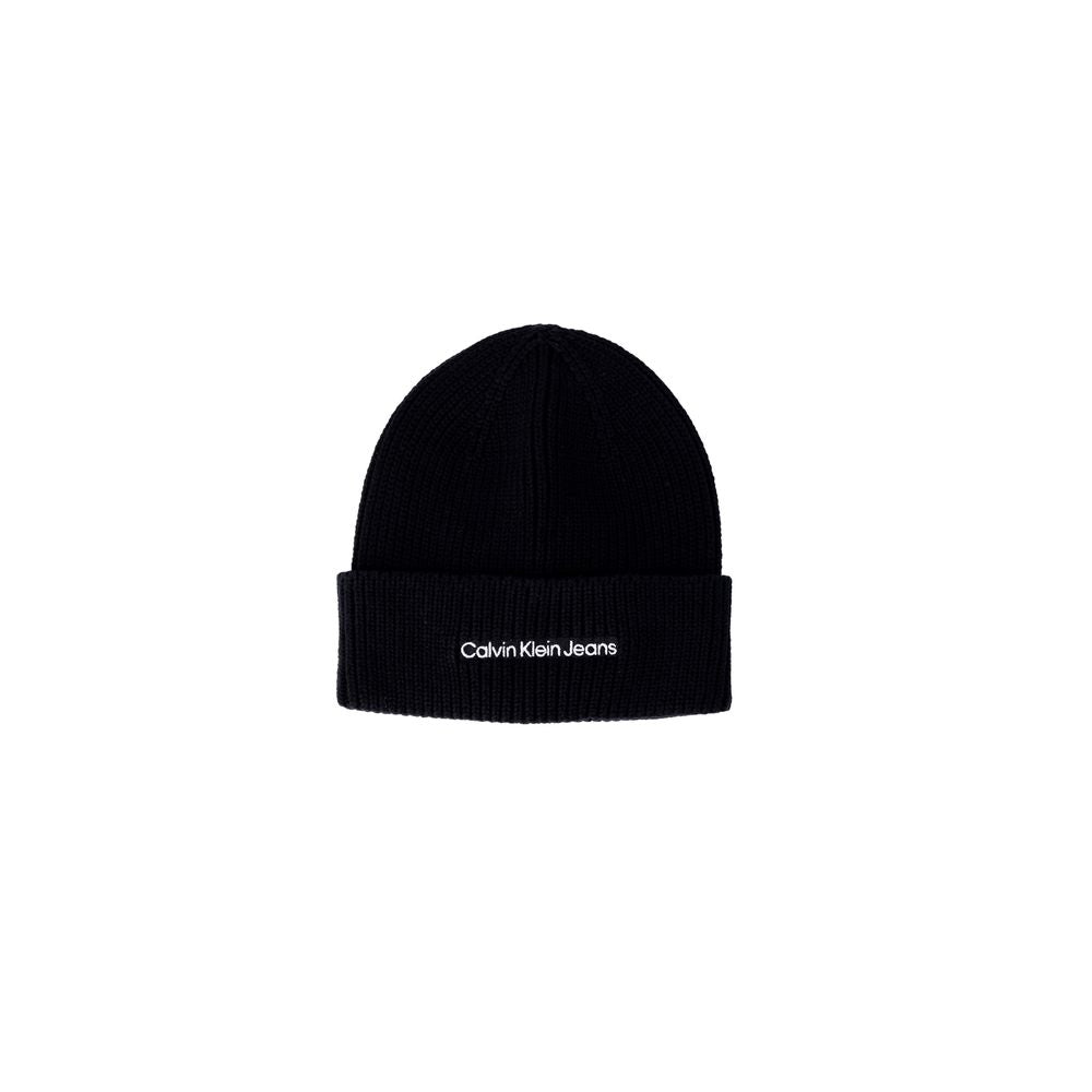 Calvin Klein Jeans Black Cotton Hat - ACCEXO