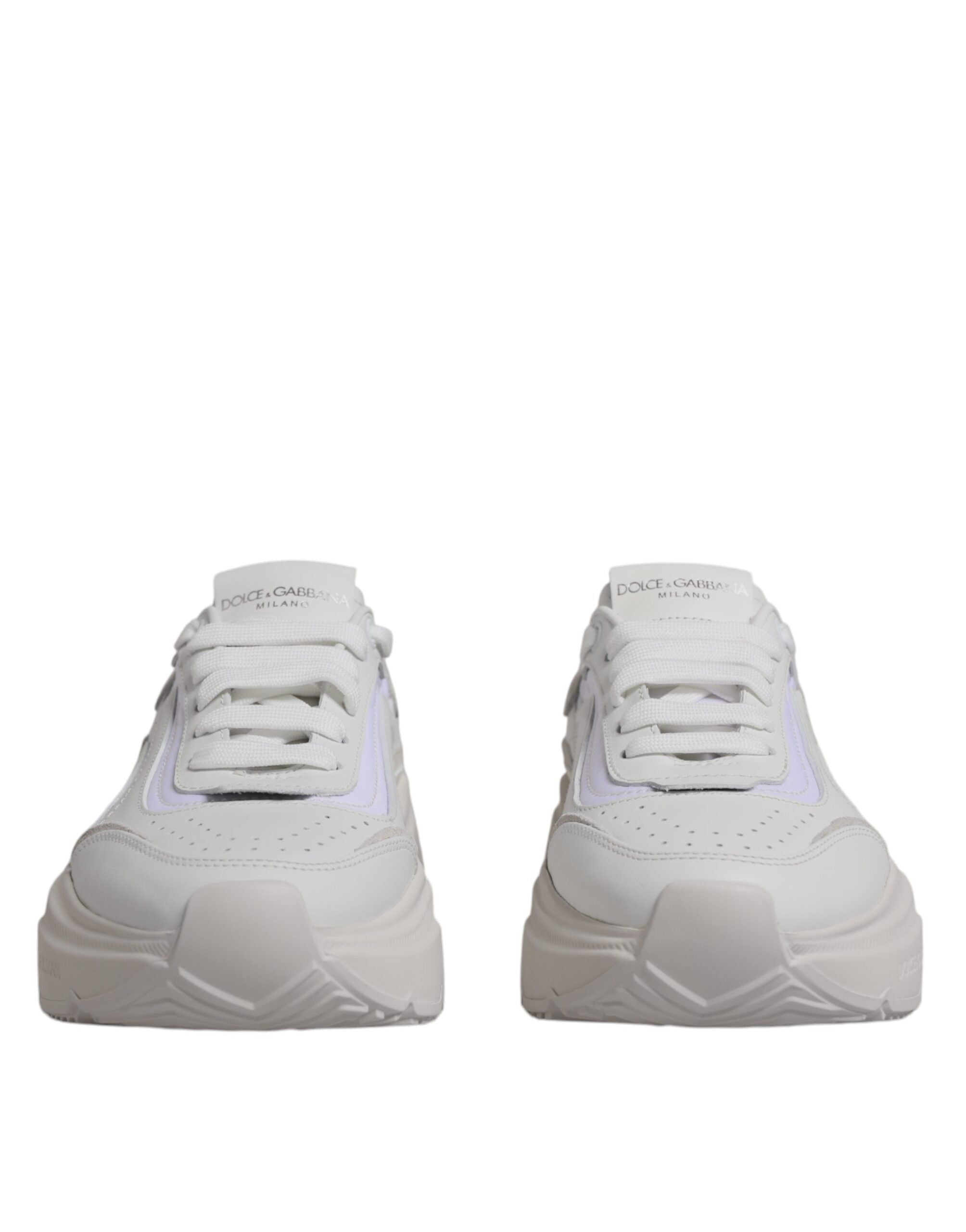 Dolce & Gabbana White Daymaster Low Top Sneakers Shoes - ACCEXO