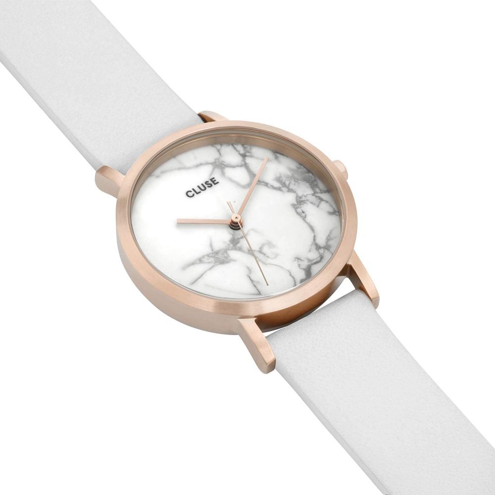 Cluse White Leather Watch - ACCEXO